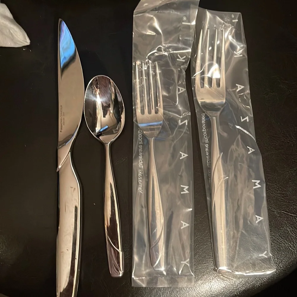 New Yamazaki Summer wind By Haataja Stainless Flatware 4 pieces